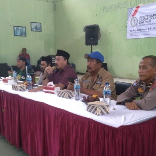 Arip Rahman Gelar Penyebarluasan Perda Provinsi Jawa Barat Tahun Anggaran 2023 di Singaparna