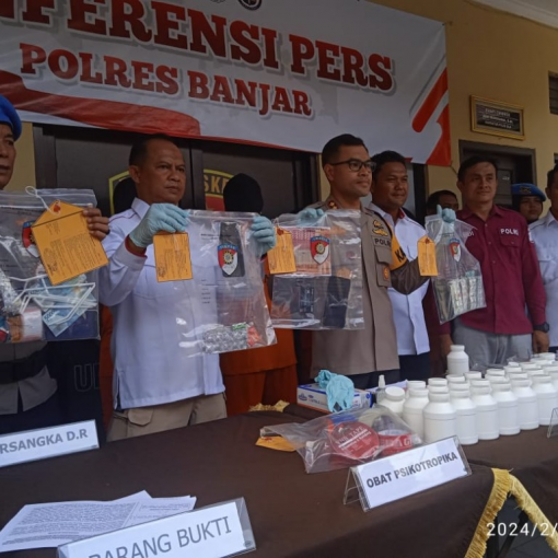Jajaran Sat Narkoba Polres Banjar Berhasil Mengungkap Kasus Peredaran Obat-Obatan Terlarang Jaringan Pulau Jawa