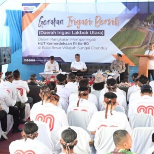 Peringati ke-80 HUT RI, BBWS Citanduy Laksanakan Kegiatan Gerakan Irigasi Bersih
