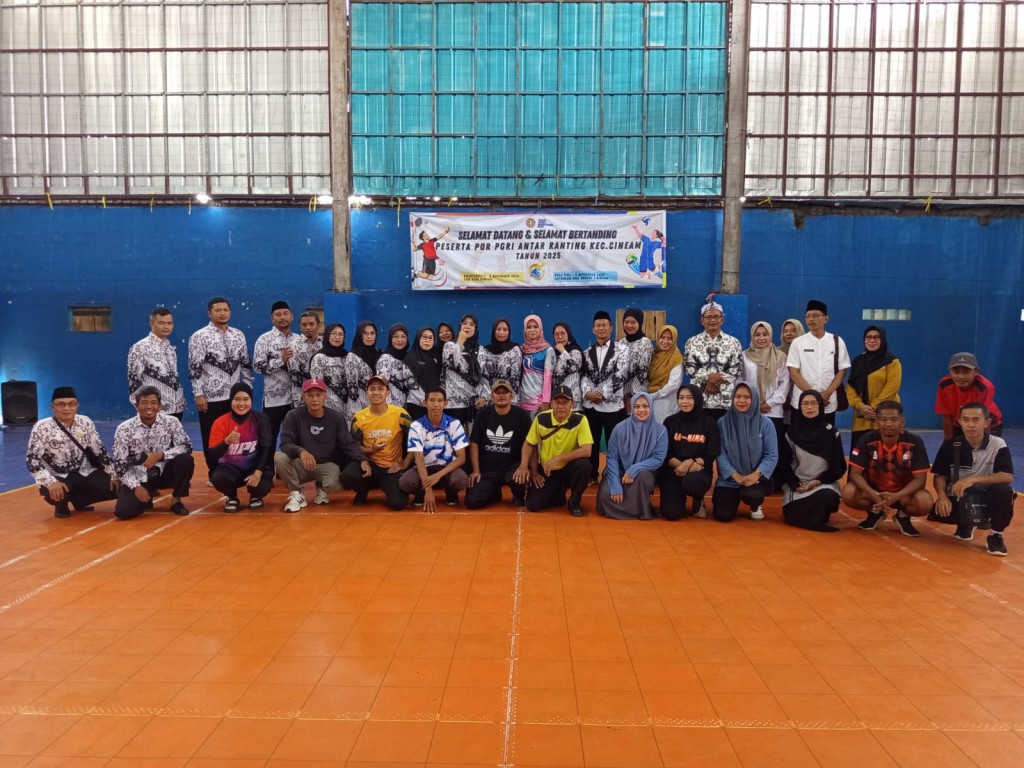 PC PGRI Cineam Gelar Lomba Olahraga Antar Guru Perayaan HUT PGRI ke-80