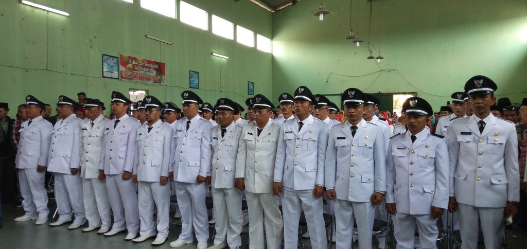 Pengambilan Sumpah dan Pelantikan Kades Hasil Pilkades Serentak 