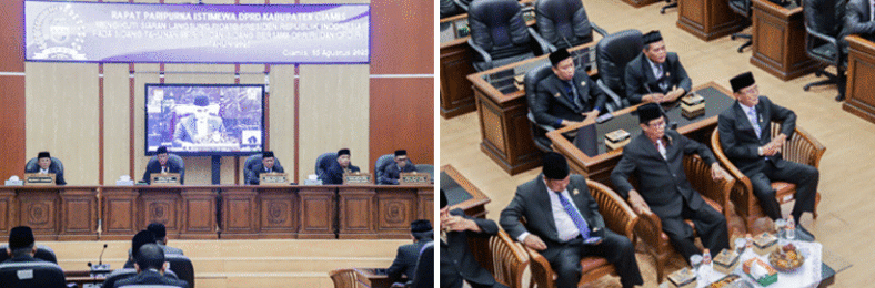 Bupati Ciamis dan DPRD Simak Arahan Strategis Presiden Prabowo di Sidang MPR RI